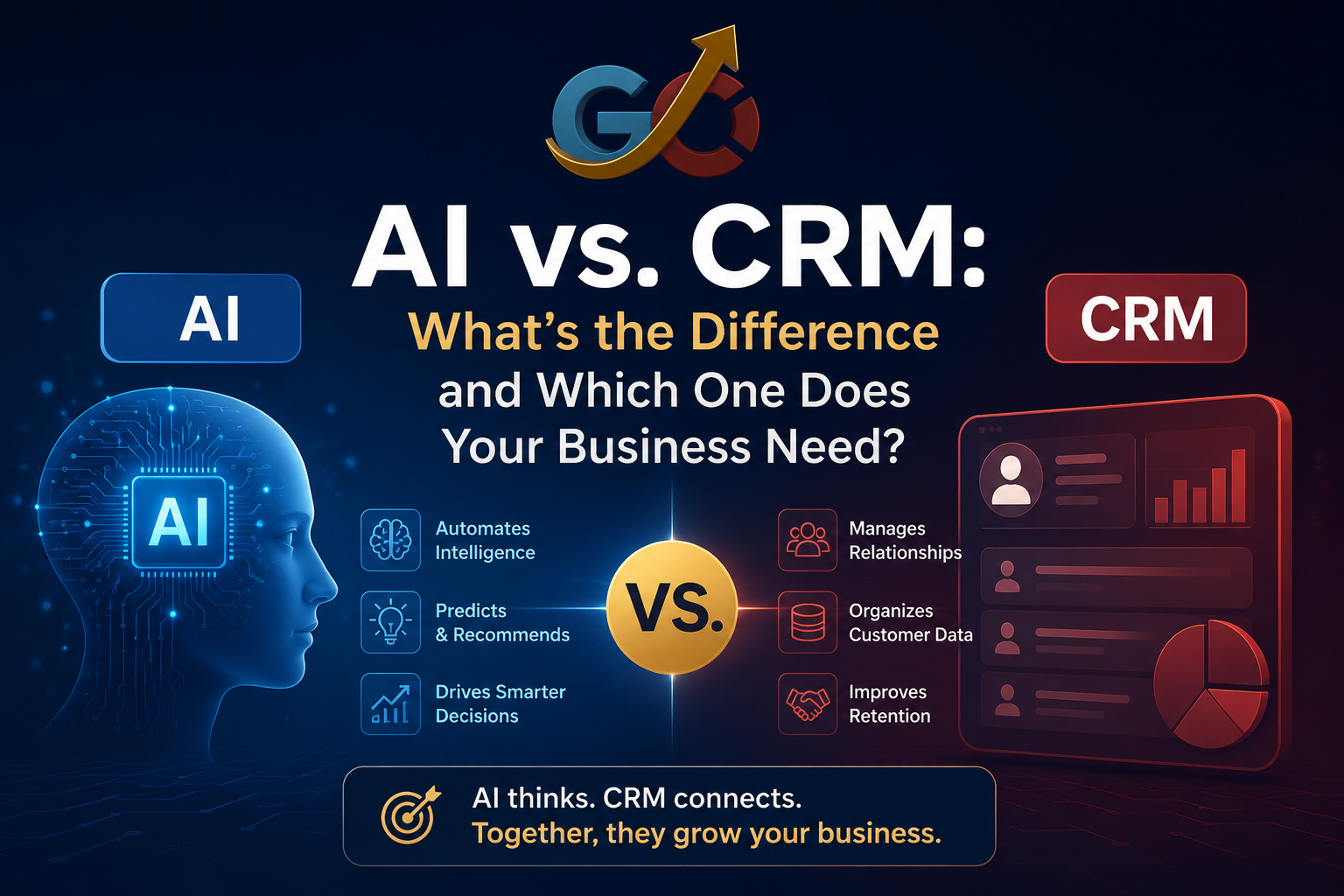 AI vs. CRM: What's the Difference and Which One Does Your Business Need?